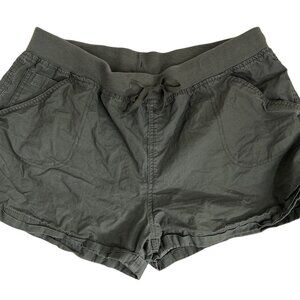 Atmosphere Womens Olive Green Cotton Shorts With Elastic Waist & Pockets Size 16